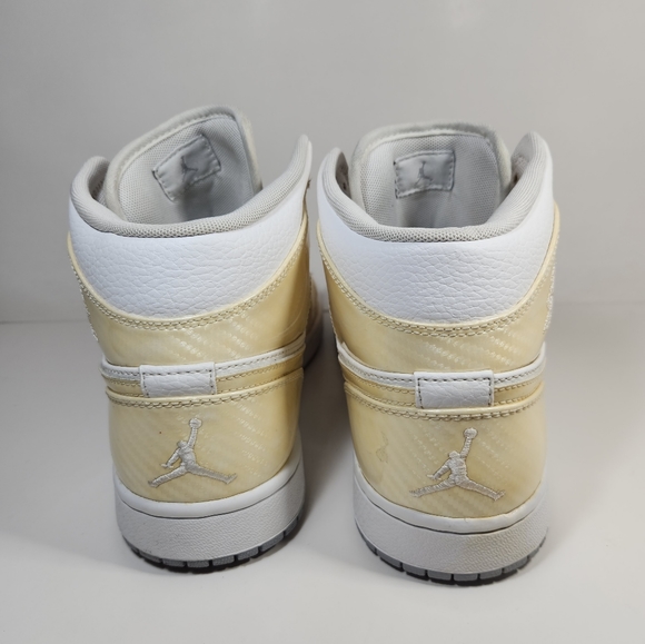 Nike Air Jordan 1 Phat White Wolf Grey 364770-102 Men's Size 9.5 - Picture 6 of 9